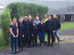 5. Some of the RiverRidge team who volunteered to help clean and tidy up the gardens at NI Children's Hospice in 2019